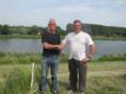 Winnaars 3e vrije hengelwedstrijd 2014 Marie. Biemans en Arno. van Pelt (Small)